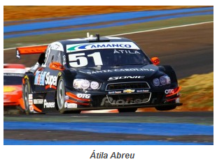 STOCK CAR – A Amanco, marca comercial da Mexichem Brasil, traz a Joinville, hoje, o piloto de Stock Car Átila Abreu