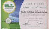 MANTAC recebe Certificado de “Destaque Preservação Ambiental”