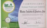 MANTAC recebe Certificado de “Destaque Preservação Ambiental”