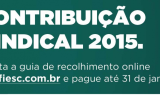 PRAZO PARA PAGAMENTO da Contribuição Sindical é 31 de janeiro