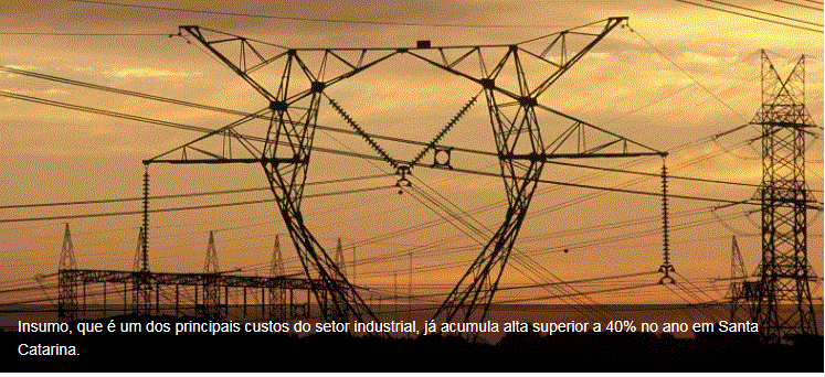 FIESC DEFENDE SUSPENSÃO da nova alta na energia