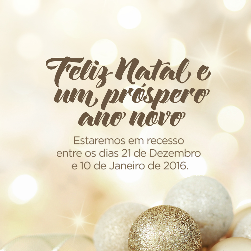 FELIZ NATAL e um Próspero ANO NOVO