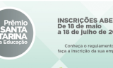 FIESC lança PRÊMIO DO MOVIMENTO SANTA CATARINA PELA EDUCAÇÃO
