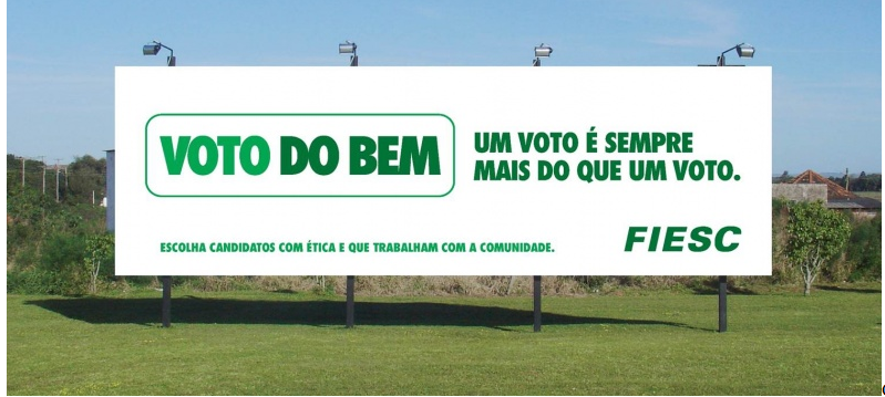 FIESC lança campanha VOTO DO BEM