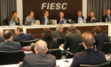 ENCONTRO REÚNE PRESIDENTES de Sindicatos filiados à FIESC