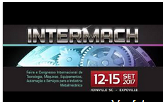 INTERMACH 2017 – 12 a 15/9 – Arena de Robótica e tecnologias para modernização de parques fabris são destaque