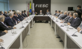 NA FIESC, MINISTRO CARLOS MARUN reforça apelo pela aprovação da Reforma da Previdência