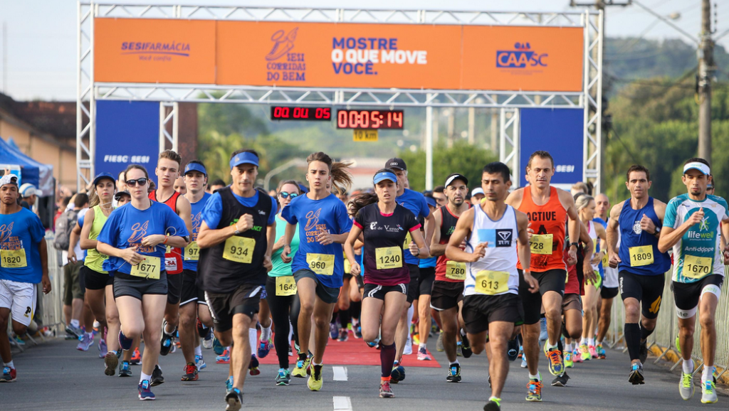 Neste domingo (6), SESI promove Corrida do Bem em Joinville