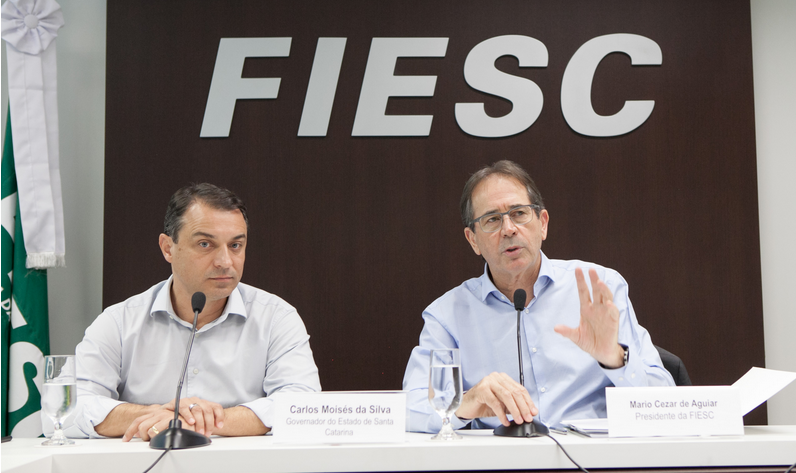 Em reunião na FIESC, governo e indústria intensificam diálogo