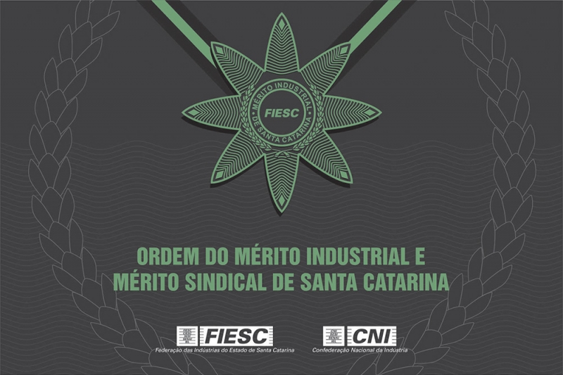 Nesta sexta-feira (24), FIESC realiza solenidade da ORDEM DO MÉRITO INDUSTRIAL