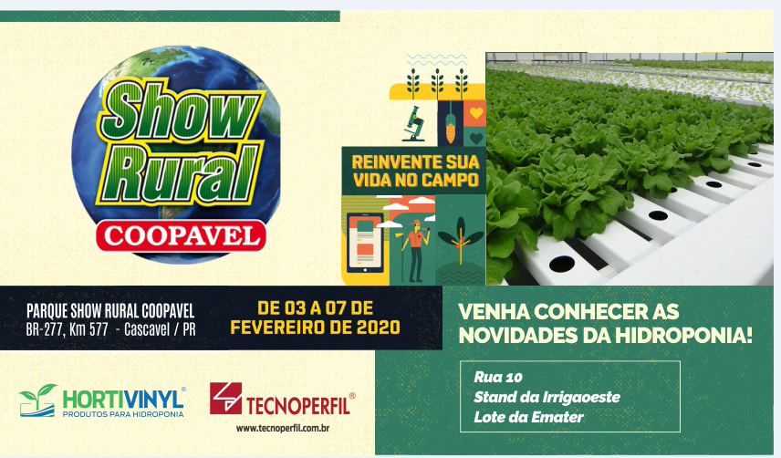 TECNOPERFIL na feira Show Rural Coopavel 2020