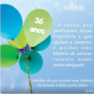 SULBRAS – 36 anos