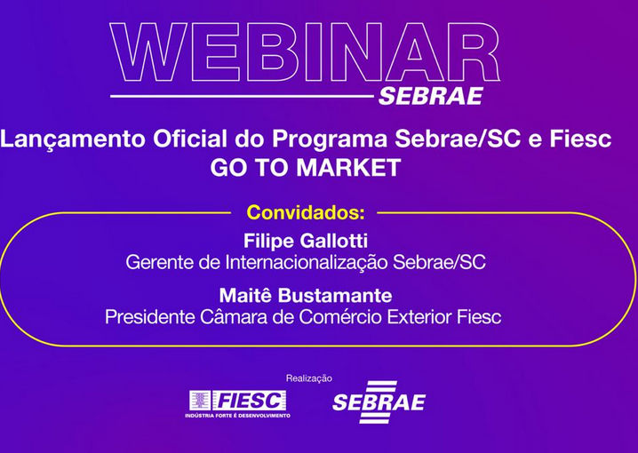 FIESC e SEBRAE lançam programa para fortalecer competitividade de micro e pequenas