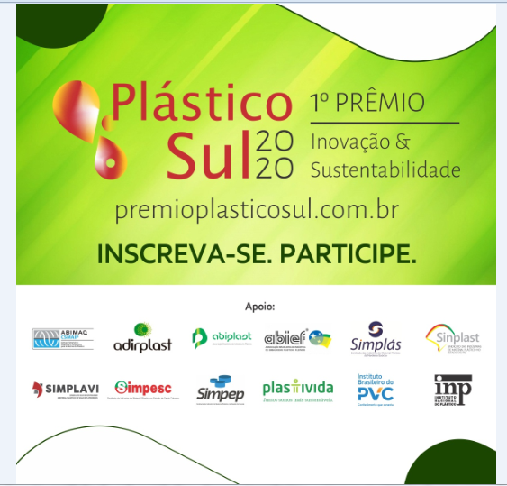 PRÊMIO PLÁSTICO SUL de Inovação e Sustentabilidade 2020