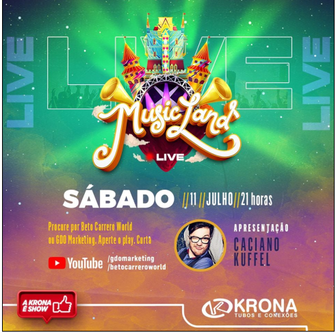 KRONA apresenta o festival Music Land Live