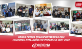 KRONA premia transportadoras com melhor pontuação no programa CERT