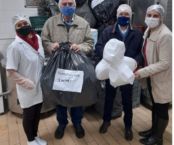 TERMOTÉCNICA faz parceria para recolher e reciclar marmitas de isopor distribuídas pelos restaurantes populares de Joinville