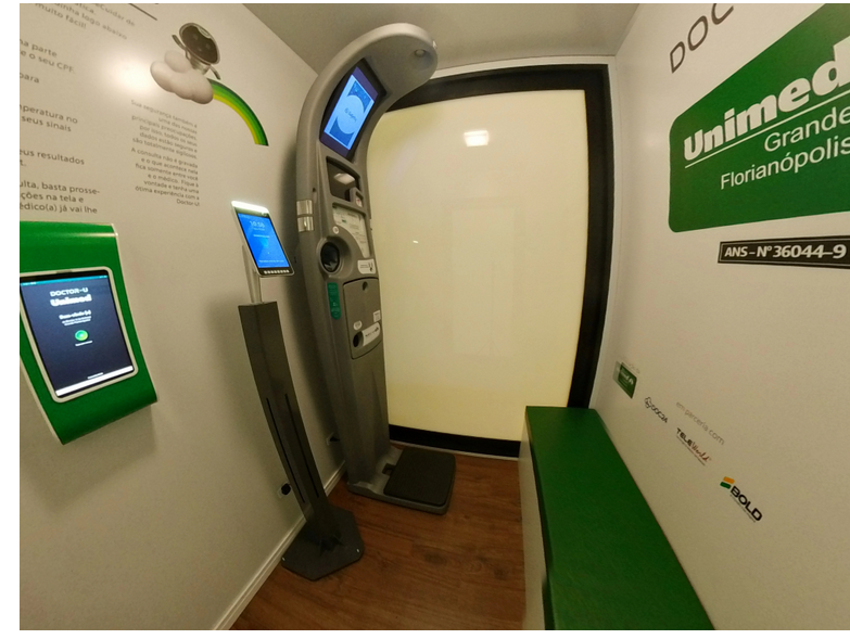 BOLD desenvolve cabine de telemedicina em parceria com a Unimed Grande Florianópolis