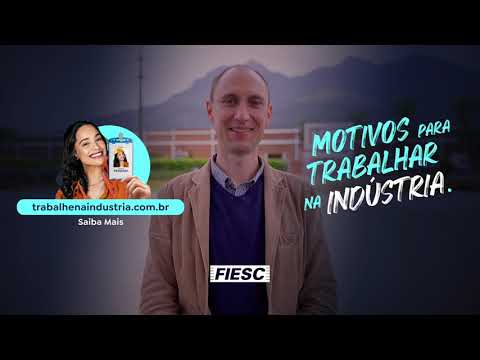 Motivos para trabalhar na indústria – Ep. 1: Pablo Corrêa, líder de projetos da WEG. Fonte FIESC