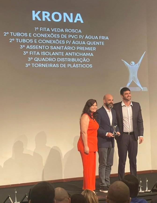 KRONA, VIQUA e ELLEVE são premiadas no 27° Melhor Produto do Ano do Grupo Revenda 