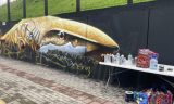 Artistas vão “transformar” muro gigante de movimentada avenida em Joinville