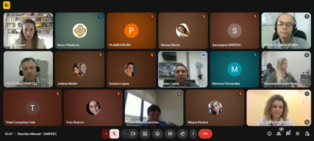 SIMPESC: Reunião do grupo PILARES DO CONHECIMENTO