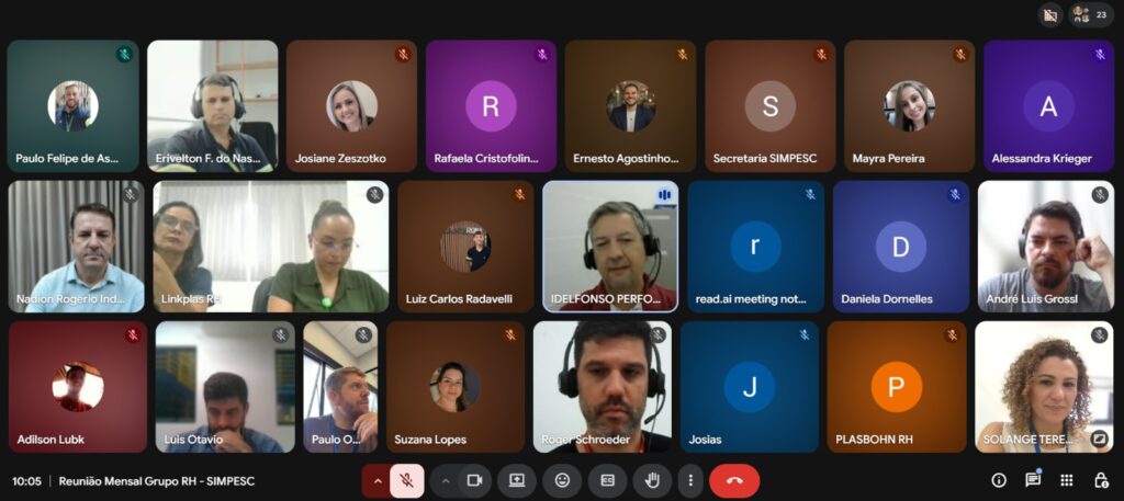 SIMPESC: Reunião do grupo PILARES DO CONHECIMENTO