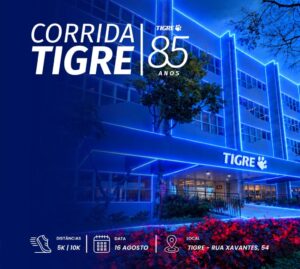 TIGRE CELEBRA 85 ANOS com corrida de rua aberta à comunidade em Joinville