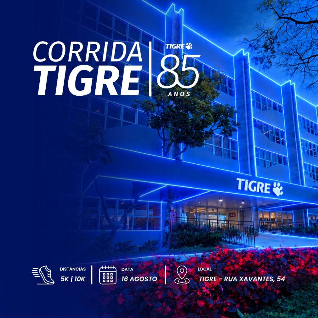 TIGRE CELEBRA 85 ANOS com corrida de rua aberta à comunidade em Joinville