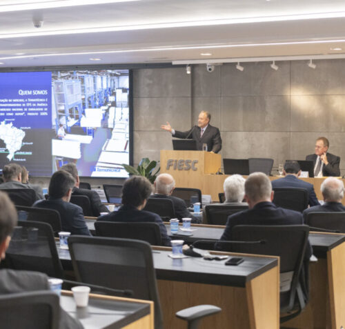 TERMOTÉCNICA, que comemora 65 anos, foi a empresa convidada do Espaço Indústria da FIESC, na última sexta-feira