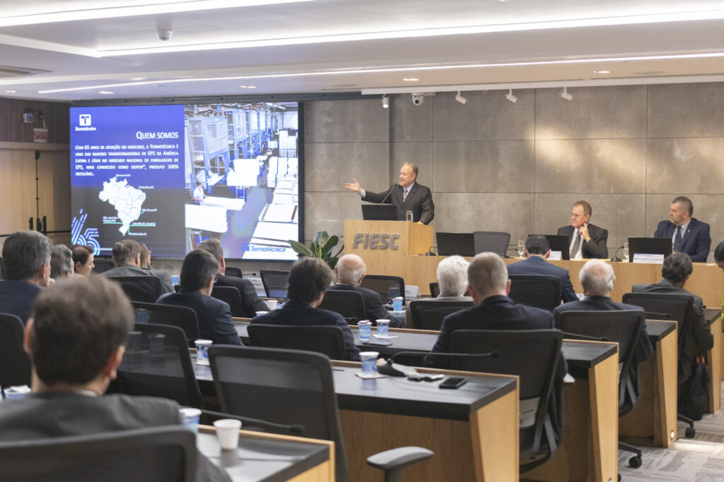 TERMOTÉCNICA, que comemora 65 anos, foi a empresa convidada do Espaço Indústria da FIESC, na última sexta-feira