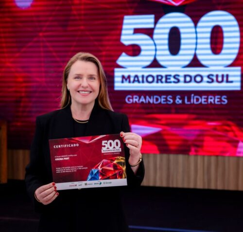 GRUPO KRONA é a 41ª maior empresa de Santa Catarina no ranking 500 Maiores do Sul