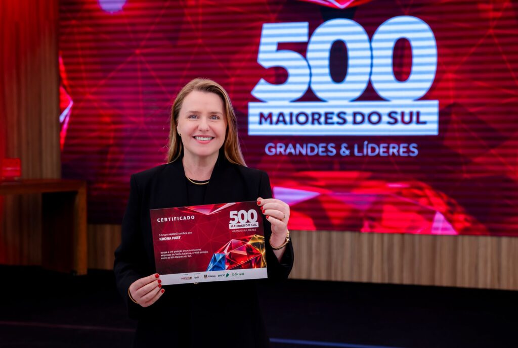 GRUPO KRONA é a 41ª maior empresa de Santa Catarina no ranking 500 Maiores do Sul